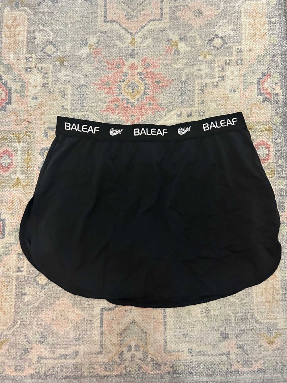 Baleaf Black Active/ Swim Skortwith Branded Black Waistband